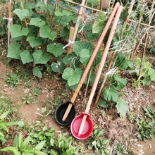 农用工具1.4米长木柄塑料粪勺粪瓢舀水瓢浇水瓢水舀子大棚浇水勺