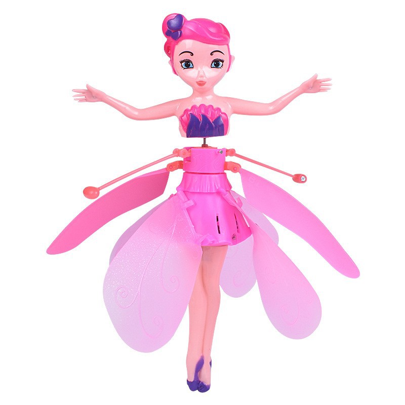 Cross-Border FARCENT Induction Vehicle Wholesale Little Flying Fairy Ice Princess Kweichow Moutai Little Fairy Luminous Suspension Toy