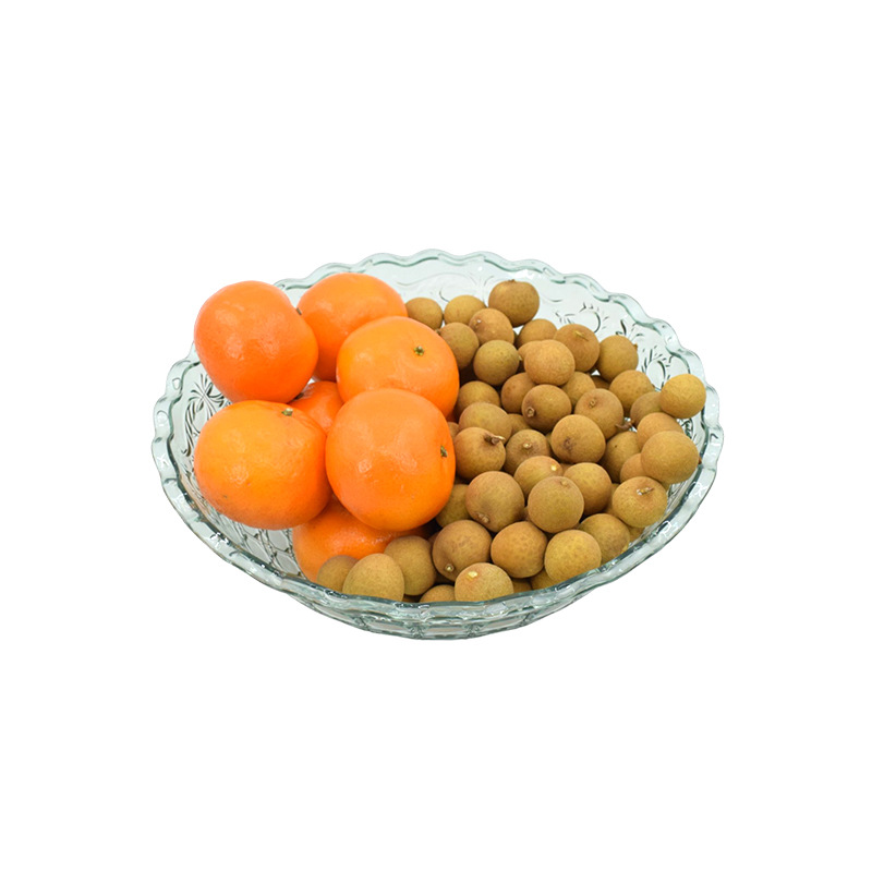 Fruit Plate Rattan Bowl Snack Nut Candy Plate Household New Year Fruit Plate Plastic New Year Festival More than Dried Fruit Tray