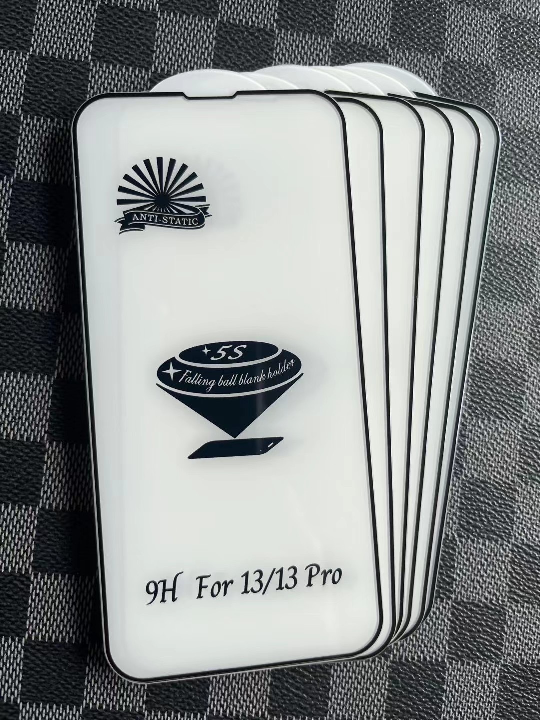 NEW新款防静电五强丝印大弧钢化膜NOTE 8I X683 保护膜