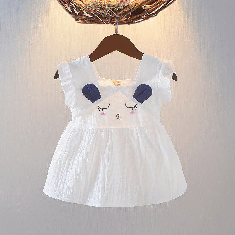 婴幼儿0-1-2-3岁女宝宝裙子夏装女童小女孩衣服456个月夏天连衣裙