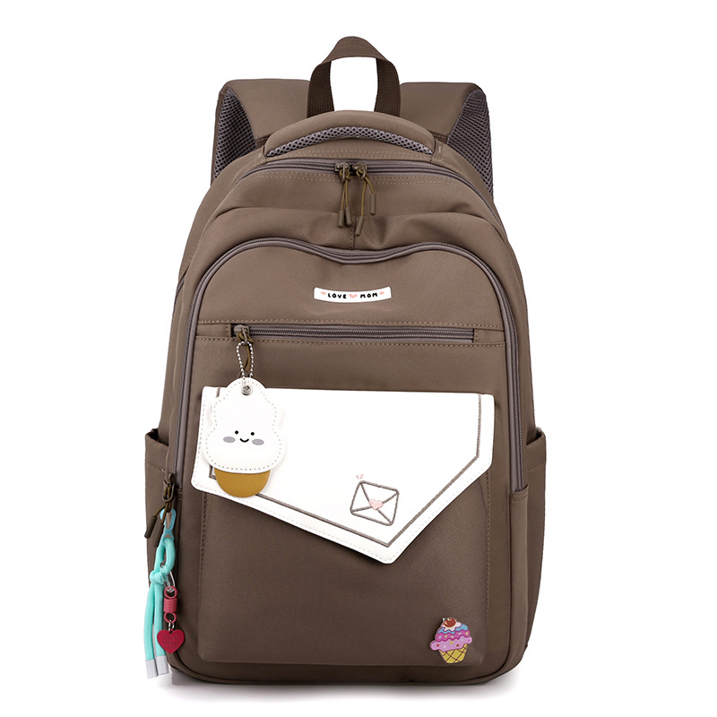 New Schoolbag High School Student Lightweight Junior School Backpack Campus Backpack