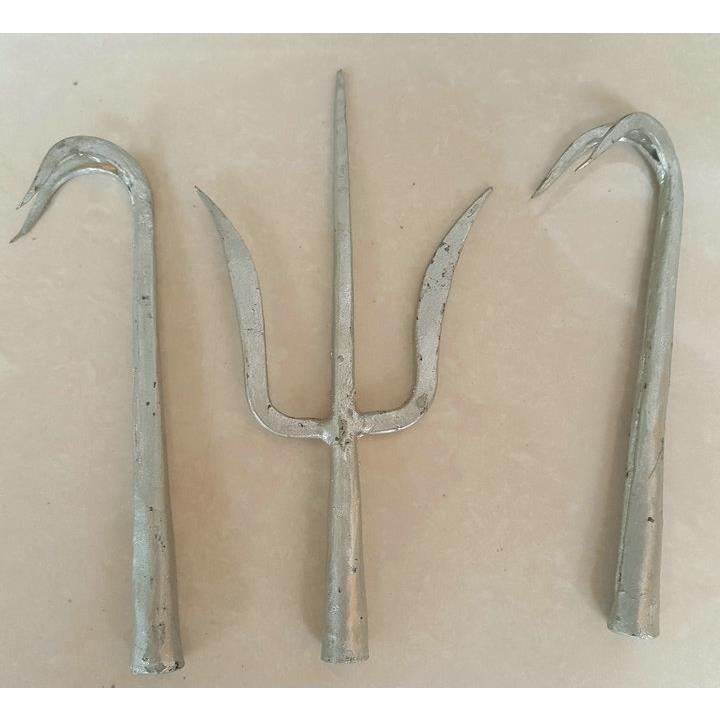 道教法器法事 用品 法架 法坛  铁叉 道家  铁叉勾  钩叉  3件套