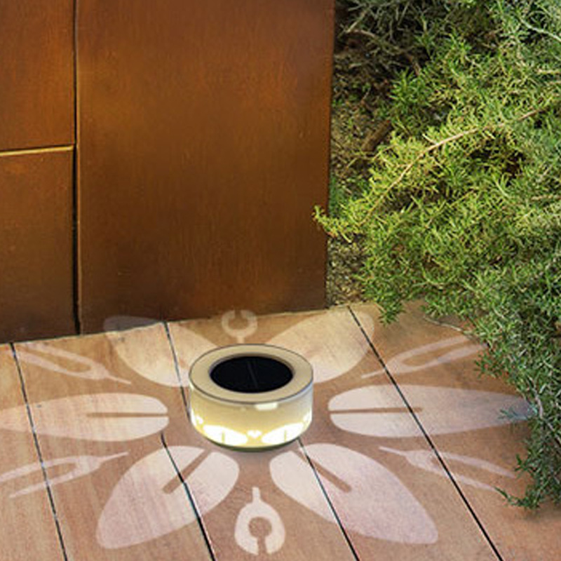 2024年新款太阳能投影灯户外防水庭院草坪墙壁氛围灯led洗墙灯