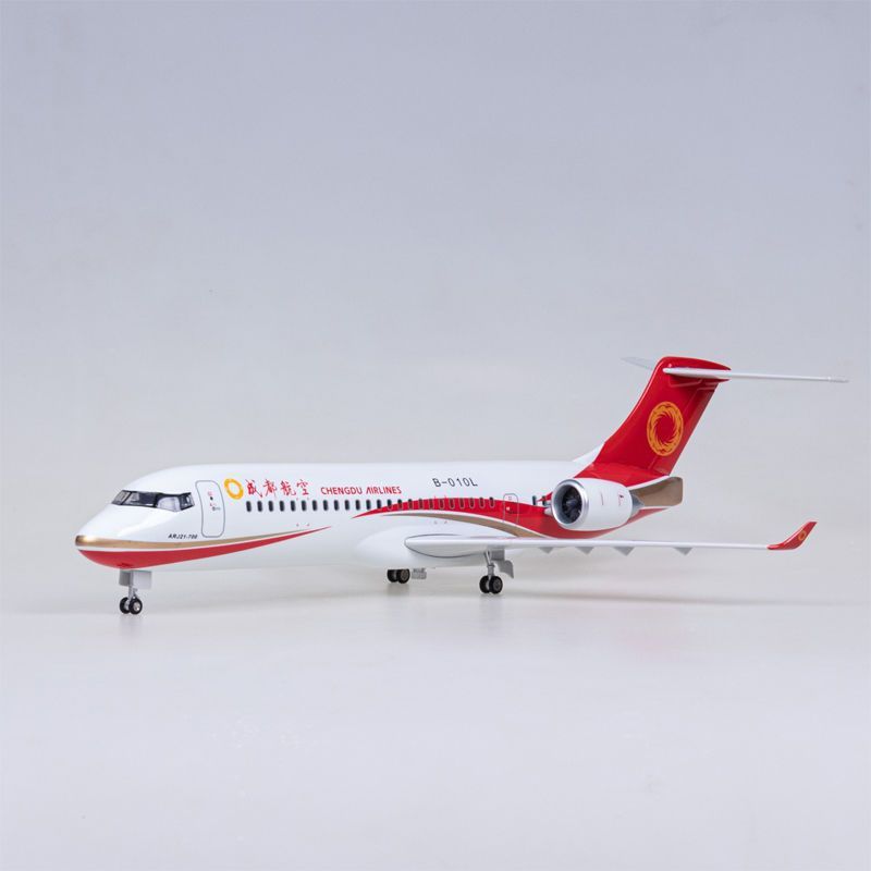 带轮子带灯arj21飞机模型南航国航成都航空江西航空客机航模