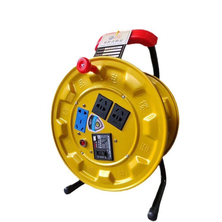 牛脾气220V电缆盘移动电源卷盘绕线盘 线缆绕线器 防爆