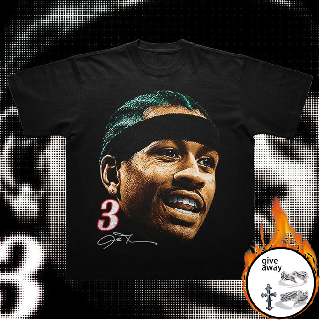 美国复古t恤男士76人队3号艾弗森篮球球衣运动员水洗穿短袖宽松