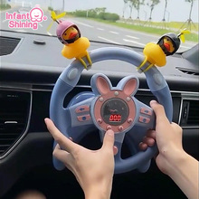 Infant Shining Simulation Steering Wheel Toys Children's Toy