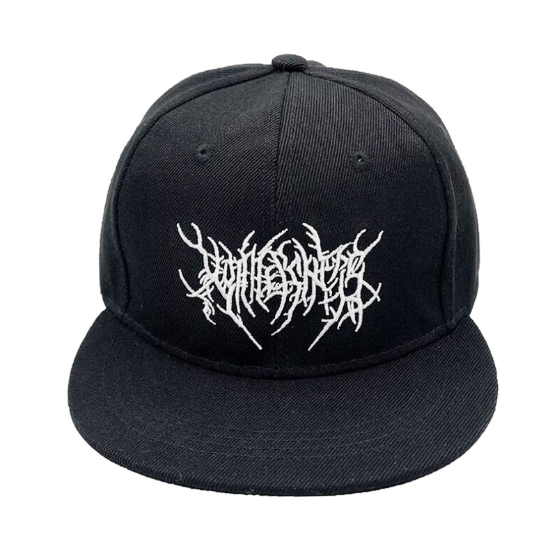 Cross-Border Foreign Trade New Gothic Street Punk Embroidered Baseball Cap All-Matching Hip Hop Peaked Cap