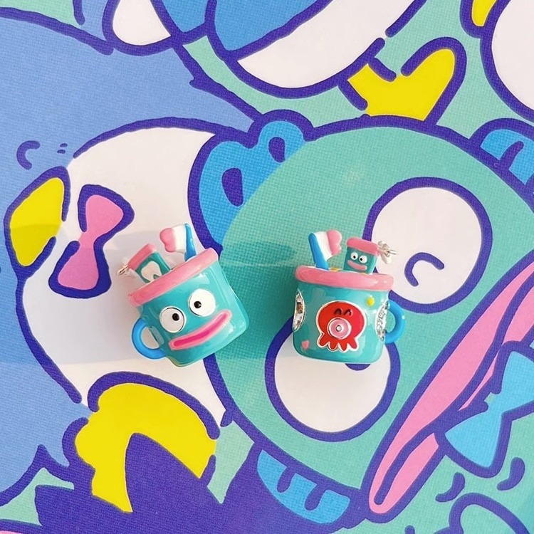 beads串珠童趣原创鱼怪牙刷杯散珠滴胶小丑鱼diy手作精致配珠手链