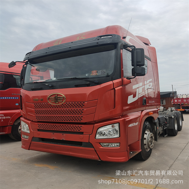 销售二手国5解放牵引车头 解放jh6550马力牵引车 出口二手牵引车