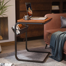 创意C型沙发边几边柜边桌客厅家用茶桌置物架床头床边小茶几桌子