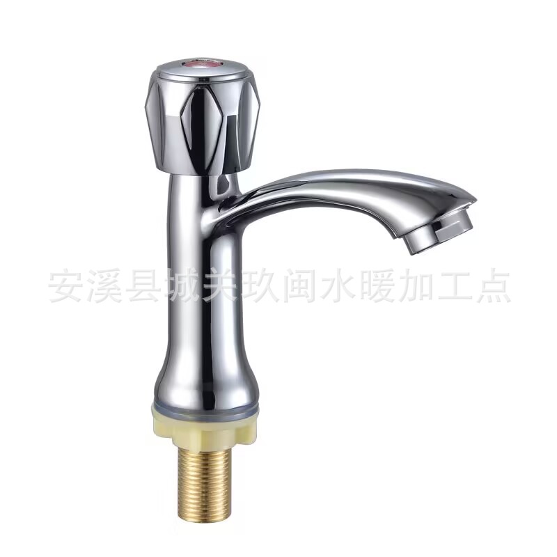 Single Cold Wash Basin Faucet Bathroom Single Cold Water Valve Washbasin Single Cold Faucet Drop-in Sink Faucet Wholesale Water Tap