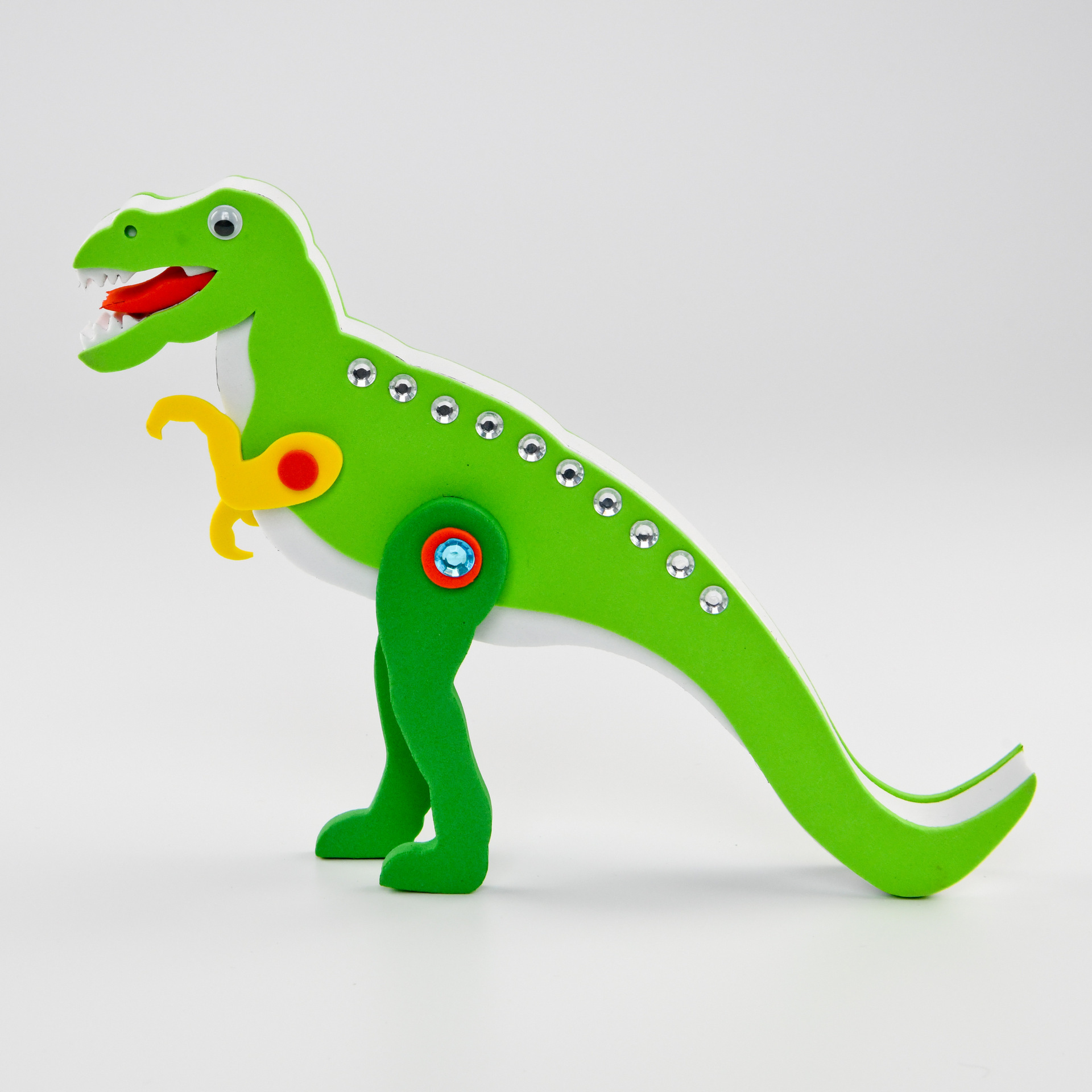 创意卡通侏罗纪恐龙霸王龙立体拼图eva儿童手工diy制作材料包批发