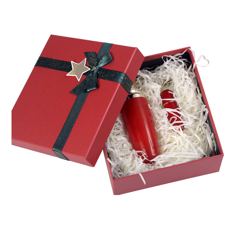 Birthday Gift Box Packing Box Lid and Base Solid Box Paper Box Gift Box Heaven and Earth Box Minimalist Creative Hand Gift Box