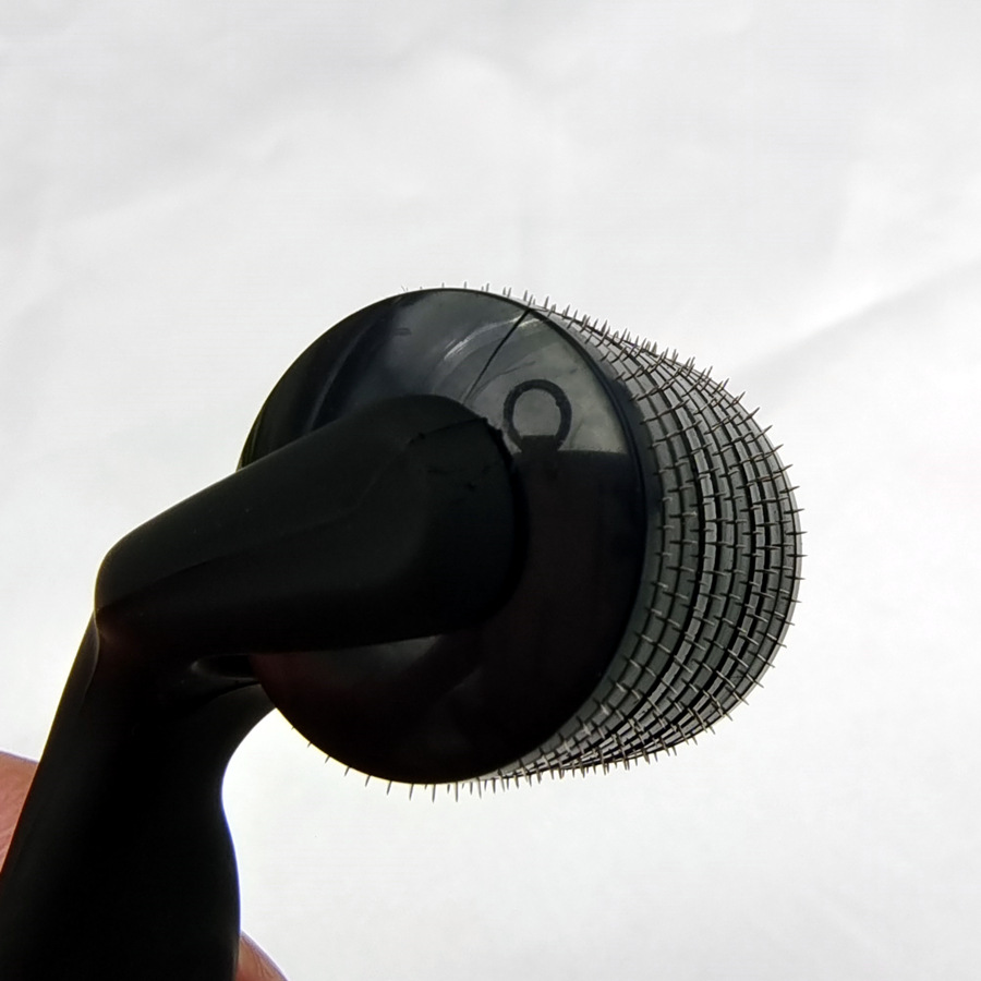 新款微针滚轮滚针 面部脸部微针504美容工具哑光黑美容院用品批发