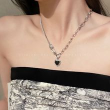 新款月光石项链组合套装蝴蝶珍珠拼接小众设计感高级锁骨链