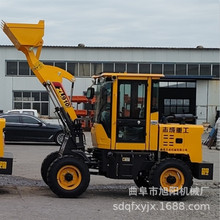 建筑工地搅拌机上料小铲车 ZL910小型轮式装载机25马力四驱铲土机