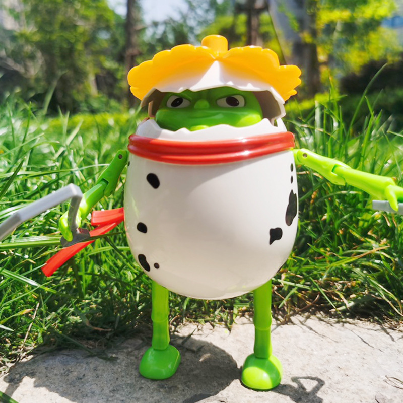 熊出没之变形记光头强同款儿童手电筒玩具投影图案蛋壳侠探险日记