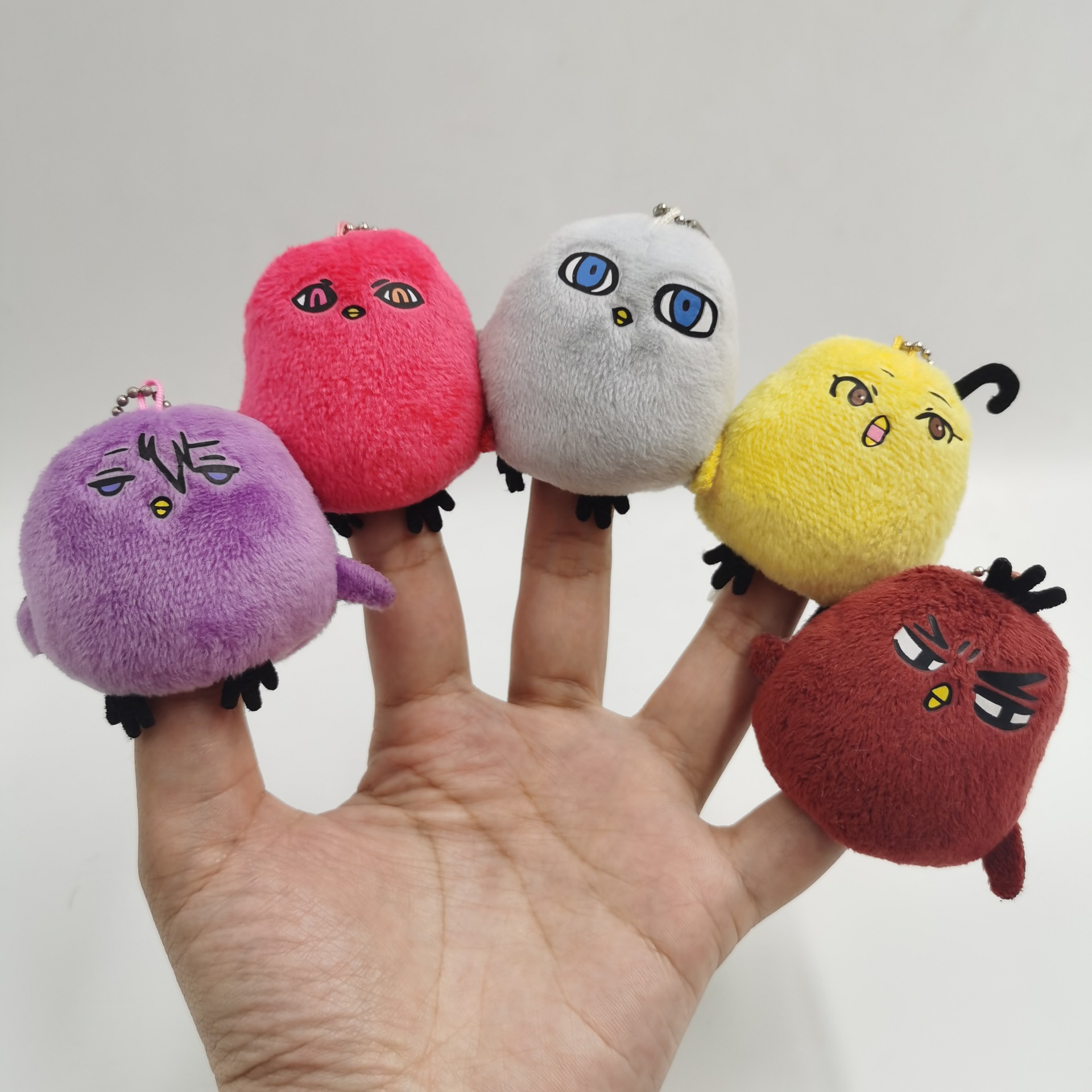 厂家定制手指玩偶指偶玩偶套手偶儿童毛绒手指玩偶玩具手偶娃娃