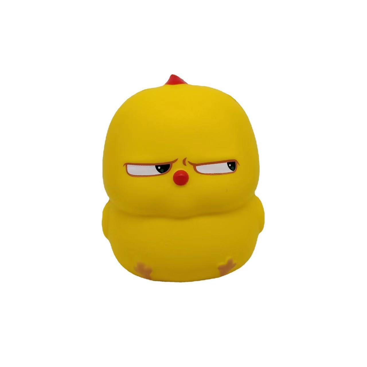 Internet Celebrity Nest than Chicken Squishy Toys Decompression Vent Squeezing Toy Yellow Chicken Decoration PU Foam Decompression Small Gift