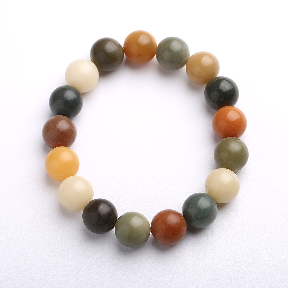 Natural Gradient Clear Water Bodhi Seeds Bracelet Weathered Bodhi around Finger Building Handheld Crafts Buddha Beads Rosary Wholesale