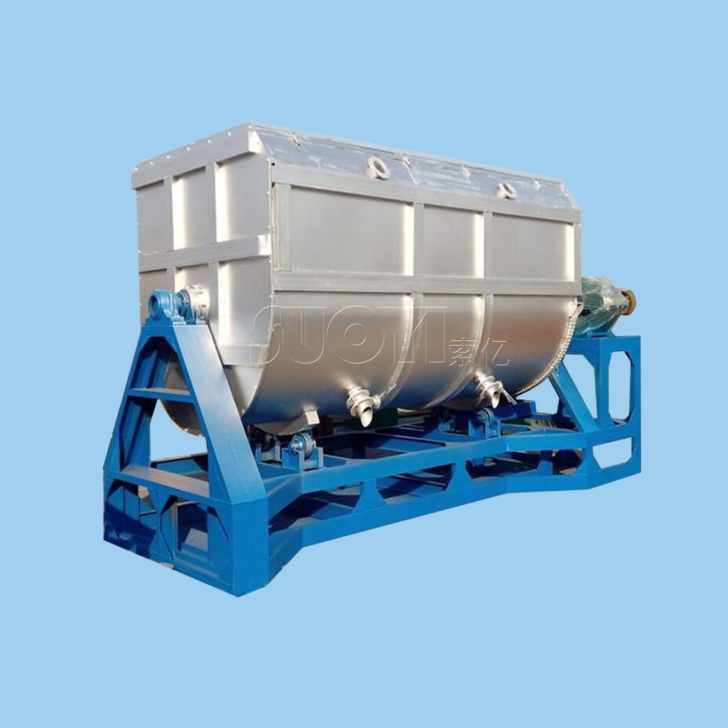 螺带式搅拌均匀砂浆搅拌机 外墙真石漆搅拌机 白灰膏不锈钢搅拌机