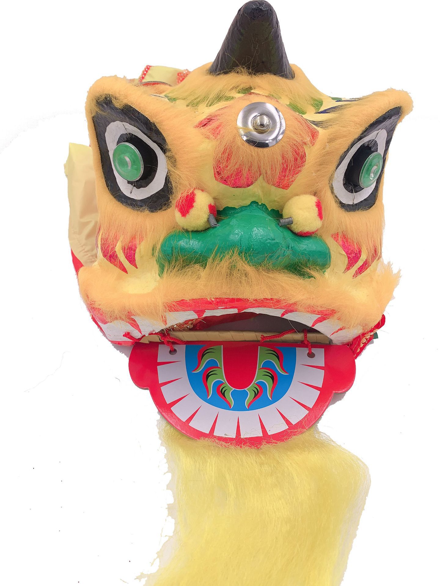 舞狮子6寸 佛山岭南特色醒狮麒麟南狮过年新年童玩具狮头春节春联