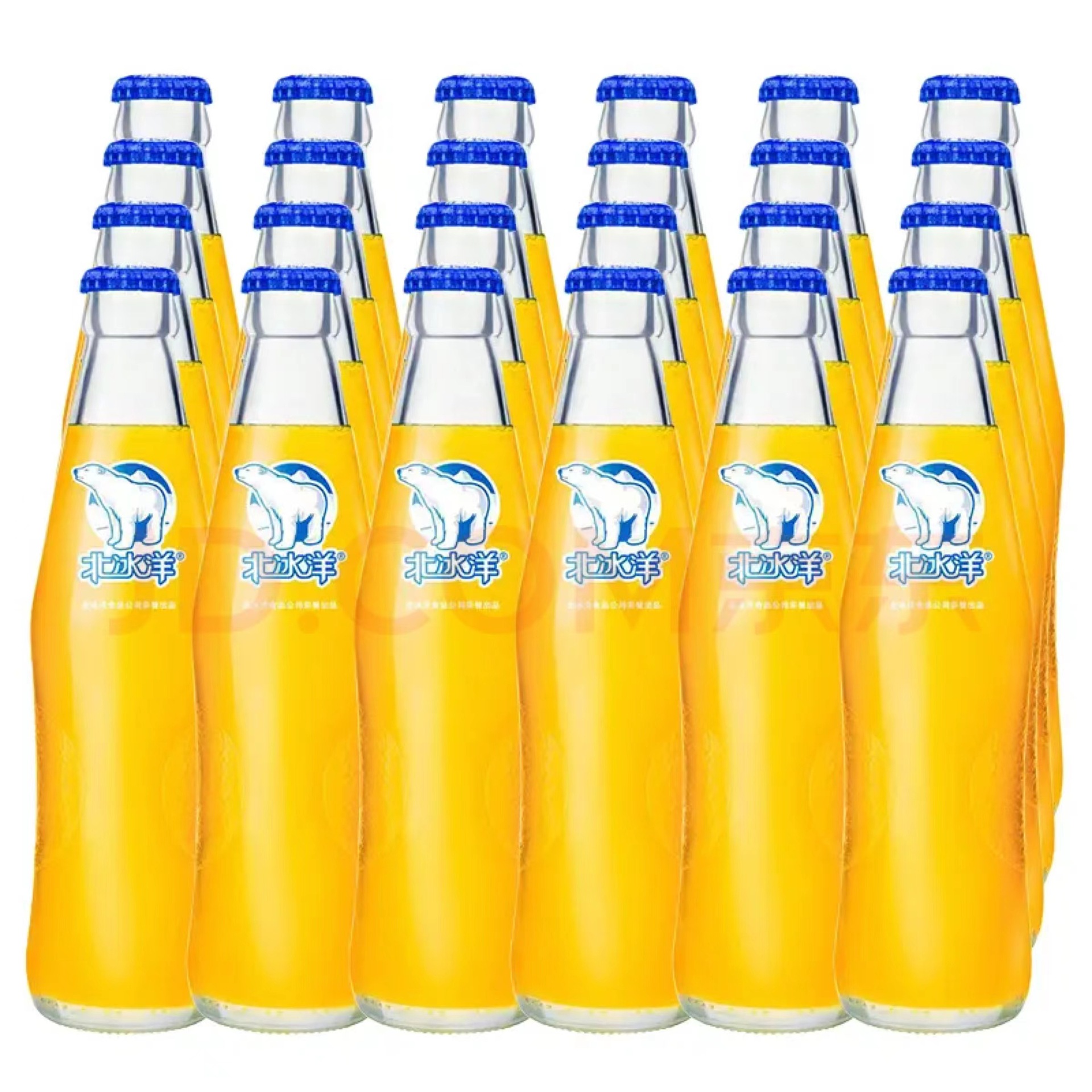 北冰洋橙汁味汽水248ml*24瓶玻璃瓶果汁碳酸饮料整箱-阿里巴巴