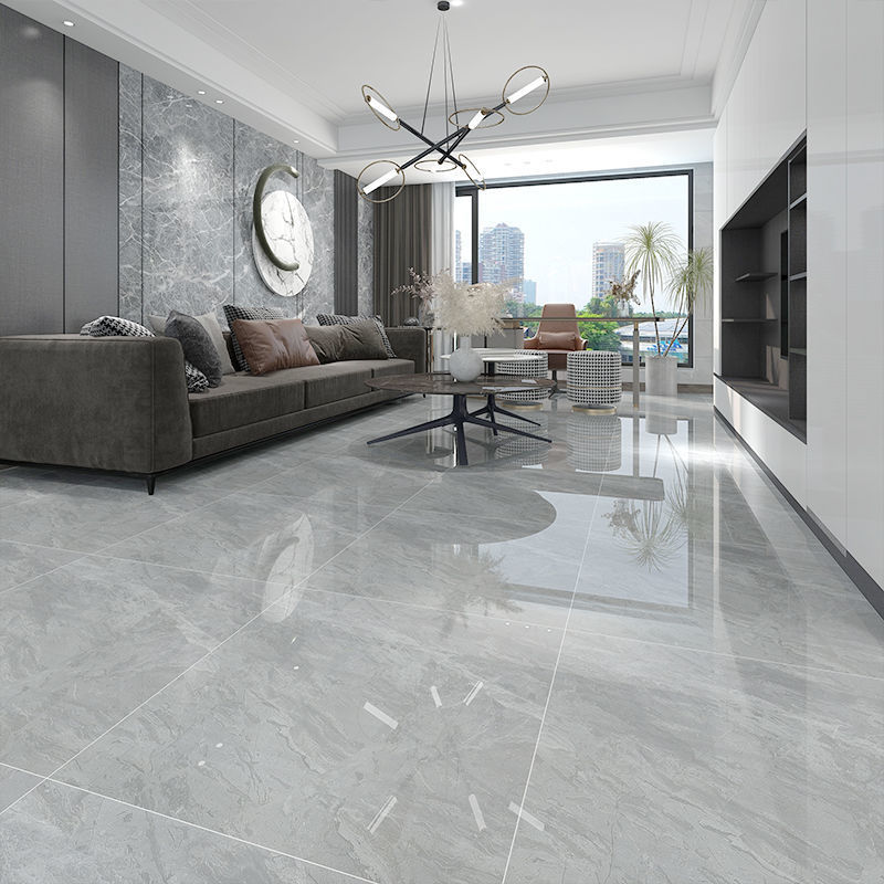 佛山地板砖瓷砖800x800客厅地砖通体大理石灰色防滑60全瓷砖批发