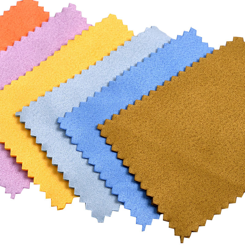 in Stock Wholesale Microfiber Glasses Cloth Solid Color Mobile Phone Lens Screen Cleaning Cloth Suede Sunglasses Cloth