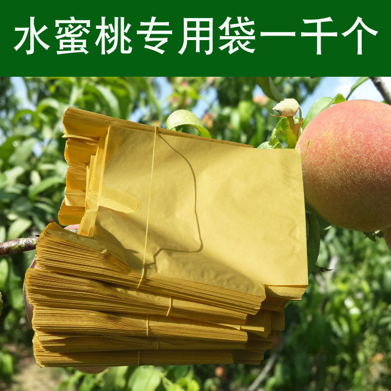 水果袋套袋柑橘红美人水蜜桃猕猴桃桃子梨子果冬桃套桃纸袋批发