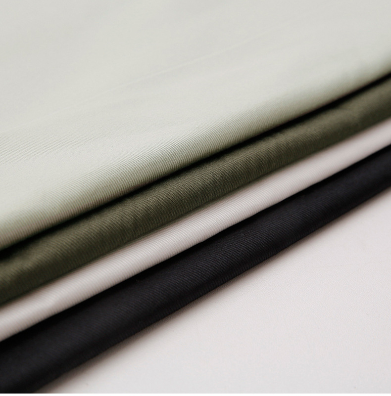 现货梭织斜纹布弹力面料155gm2裤料潮流元素休闲裤料