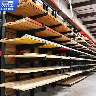 可定 制钢铁悬臂式工业仓库货架托臂式重型仓储置物架五金钢管