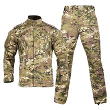 OEM定制 ACU二代迷彩服套装男户外透气防刮耐磨战术训练服批发