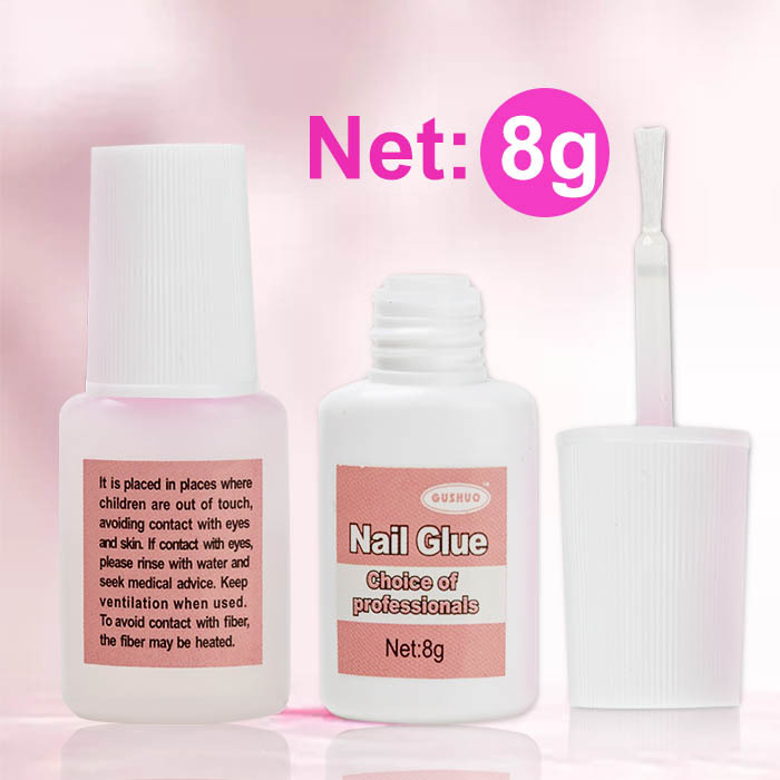 Nail Nail Gel Water Sticker Fake Nail Tip Rhinestone with Brush Head Strong and Firm Nail Special Glue