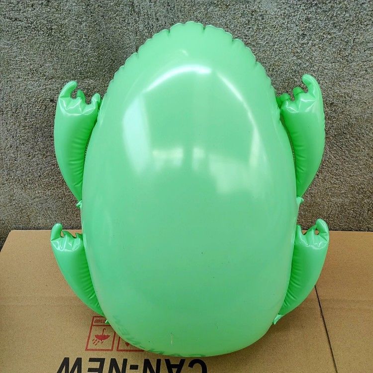 Online Red Frog Balloon Wholesale Inflatable Swimming Frog Night Market Luminous Frog Night Market Stall Children Stall Balloon Toy