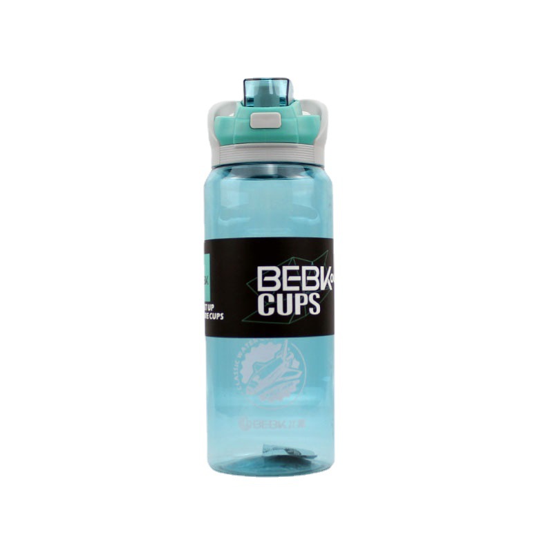 Korean Style Plastic Water Cup Student Large Capacity Drop-Resistant Leisure Convenient Portable Sports Bottle Men and Women Outdoor Sports Bottle