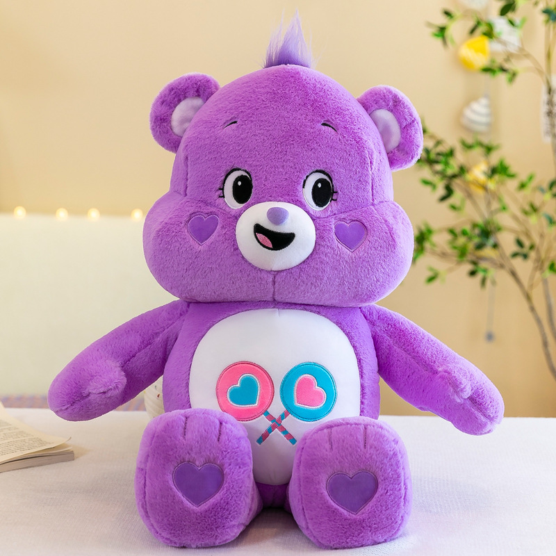 Cross-Border Carebears Love Rainbow Bear Doll Teddy Bear Plush Toy Children Accompany Doll Female