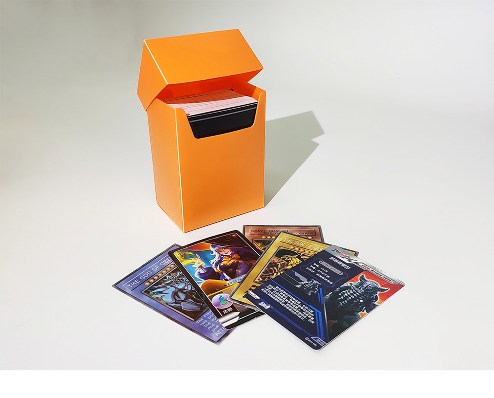 pp80 全盖pp游戏卡盒100 桌游卡牌收纳盒宝可梦万智牌游戏王配件