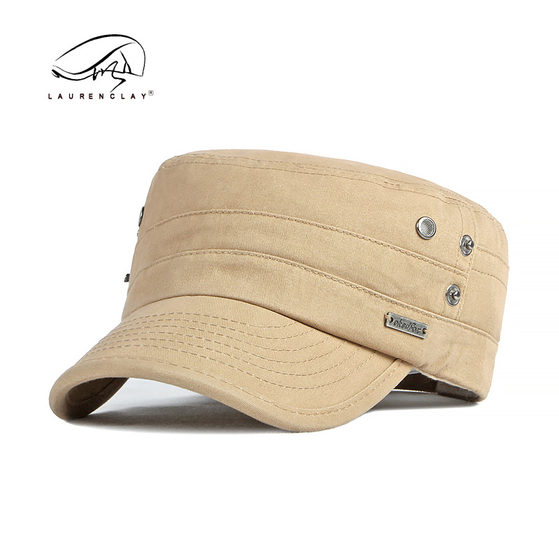 2023 New Personal Korean Style Flat-Top Cap Men's Spring and Summer Thin British Retro Casual Sun-Proof Peaked Cap for Women