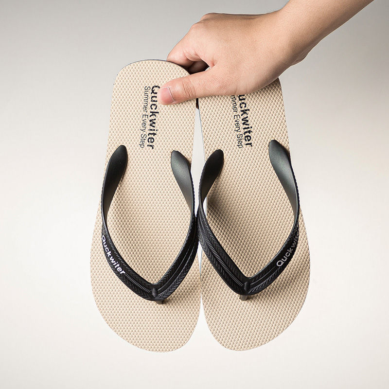 海边鞋人字拖拖鞋男夏季外穿橡胶防滑夹脚度假休闲拖鞋韩版个性潮