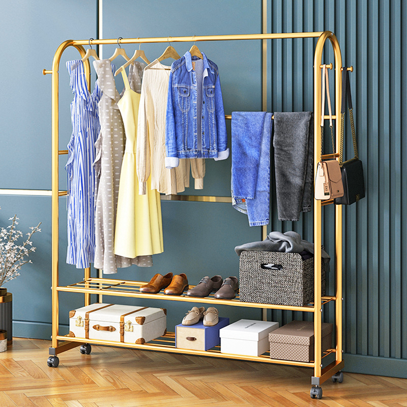 9成交2165个相似批发室内折叠晾衣架落地阳台挂衣架家用可移动卧室