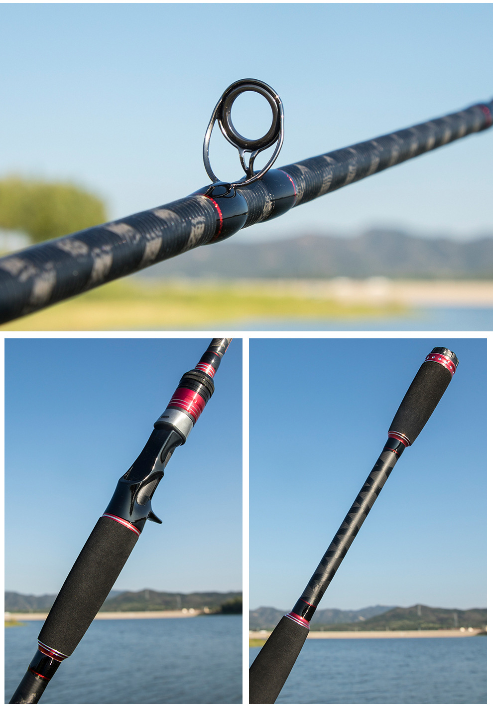 光威雪雁战雷路亚竿超轻超硬调xh调枪柄轻型雷强竿黑鱼竿