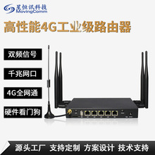 1300Mbps千兆双频无线WiFi工业级4G路由双SIM卡插卡4G工业路由器
