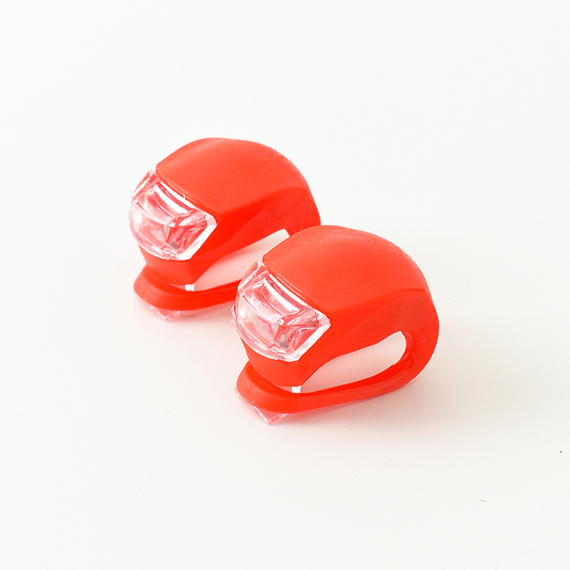 Bicycle Taillight Flashing Frog Light Scooter Silicone LED Warning Light Mountain Bike Riding Safety Taillight
