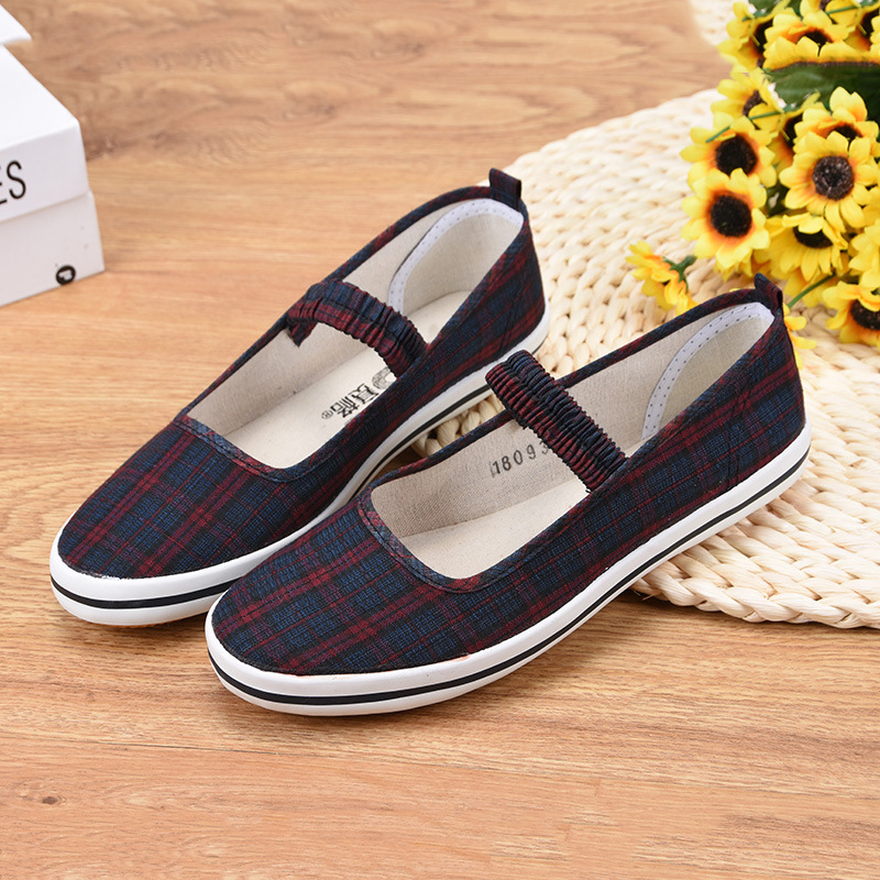 赛格女帆布鞋工作鞋舒适劳动鞋妈妈鞋女鞋低帮干活鞋新款休闲布鞋