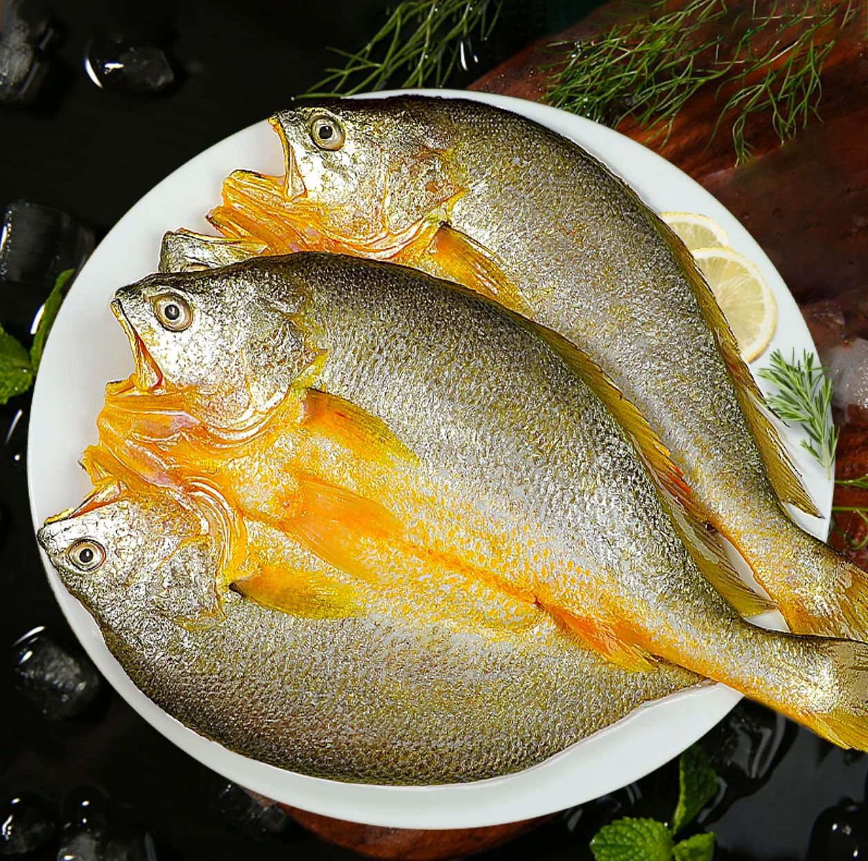 【北海湾】开背黄鱼鲞新鲜冷冻黄花鱼三免黄鱼生鲜烧烤半成品商用