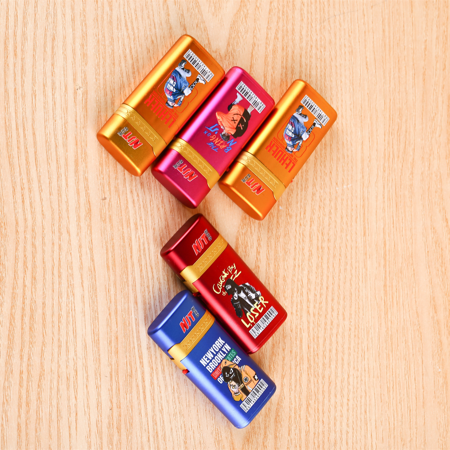 厂家直销豪丰h-18电子翻盖直冲防风打火机 创意大机型广告打火机