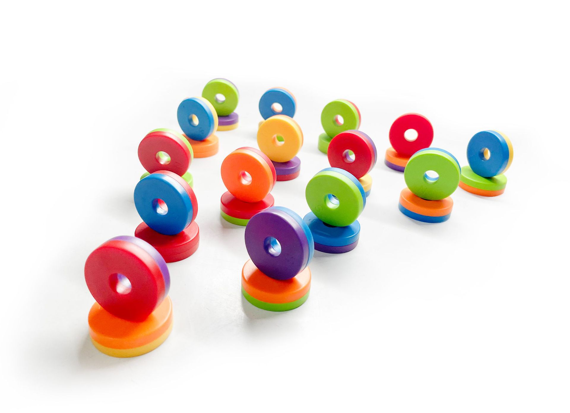 小学儿童 幼儿园教玩具综合磁性盒 磁力科学 磁力棒 磁环 磁粉盒